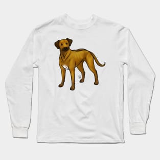 Dog - Rhodesian Ridgeback - Dark Face Long Sleeve T-Shirt